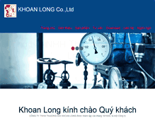 Tablet Screenshot of khoanlong.com